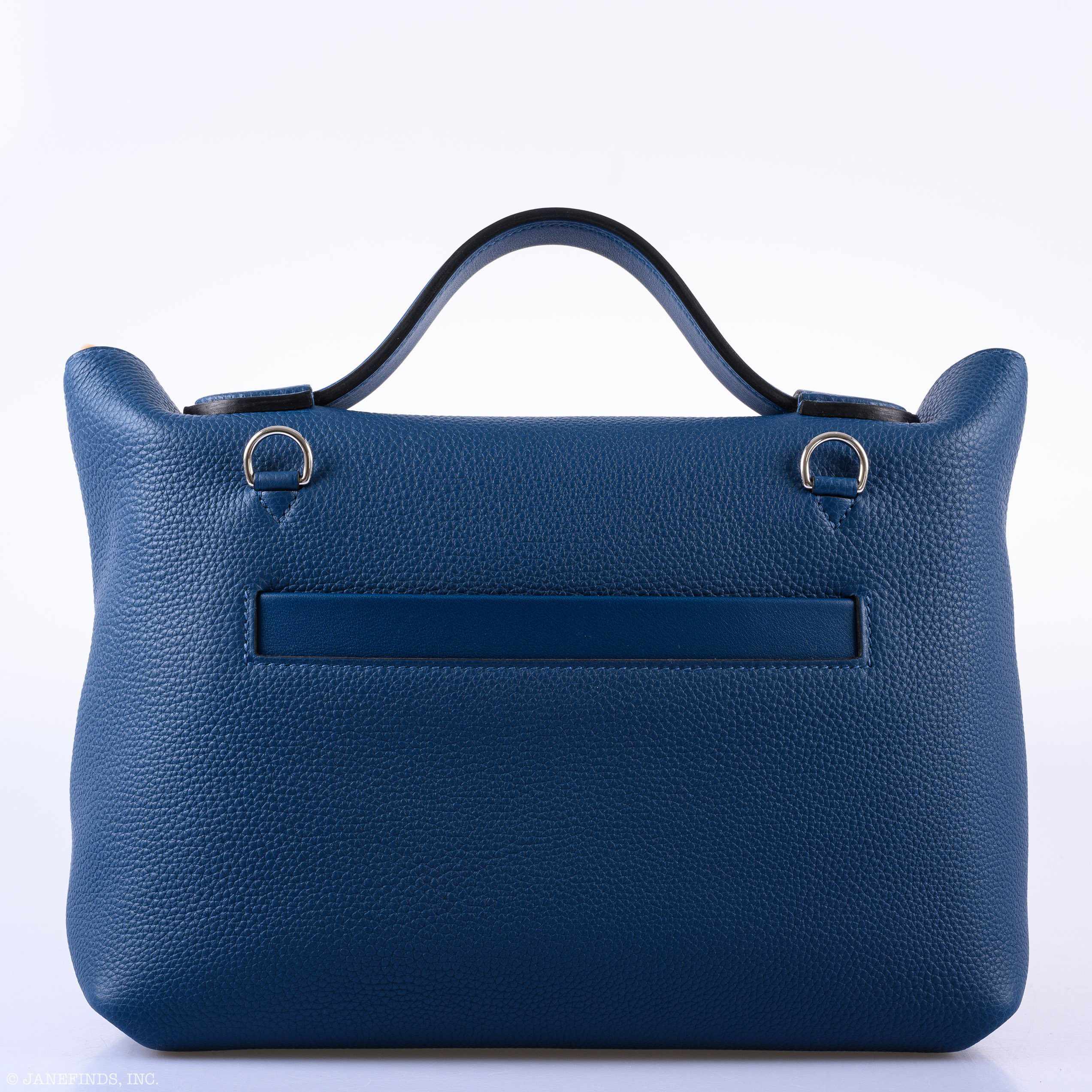 Hermès 24/24 29 Deep Blue Togo and Vert Bosphore Swift Palladium Hardware