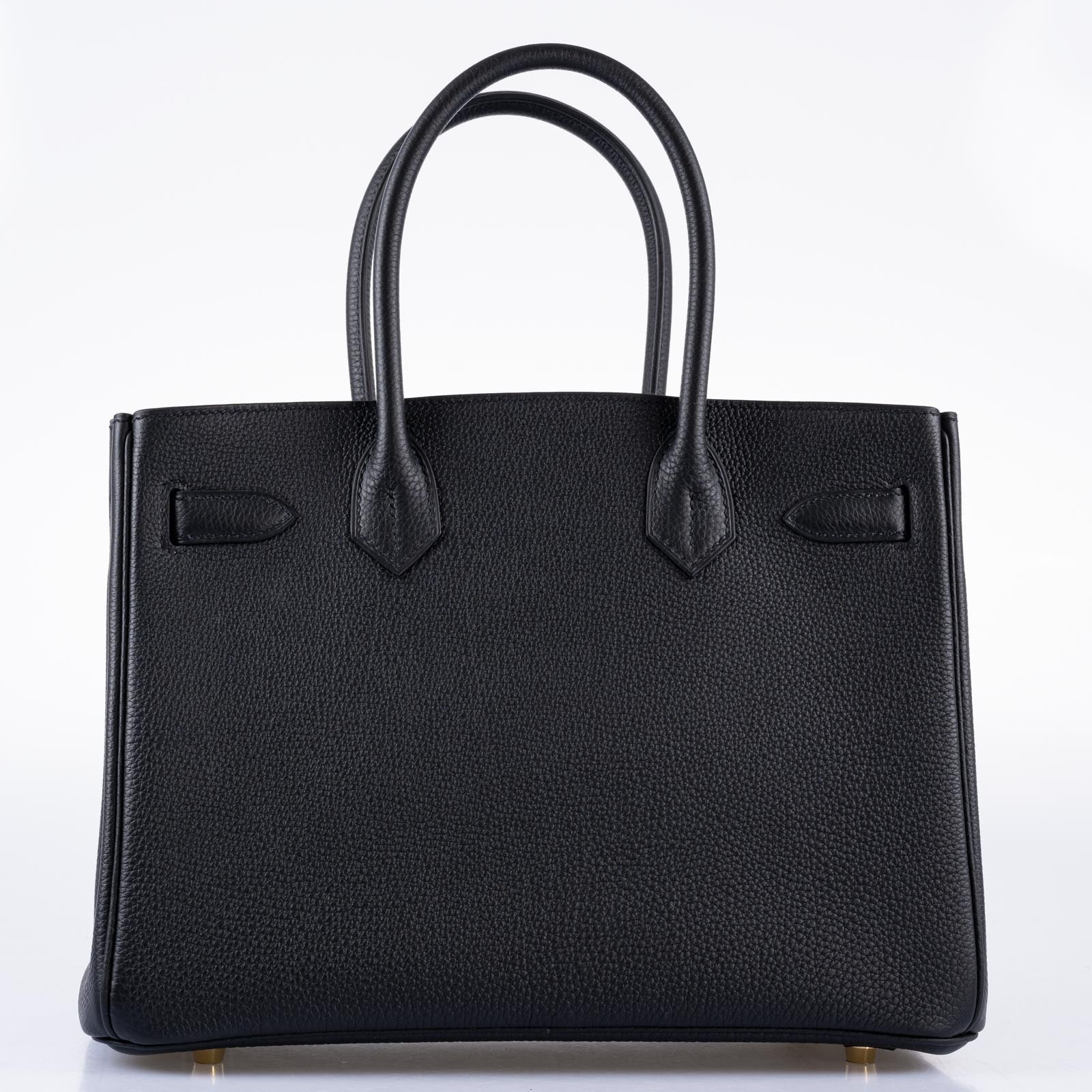 Hermès 3 En 1 Birkin 30 Black Togo, Swift and Toile with Gold Hardware