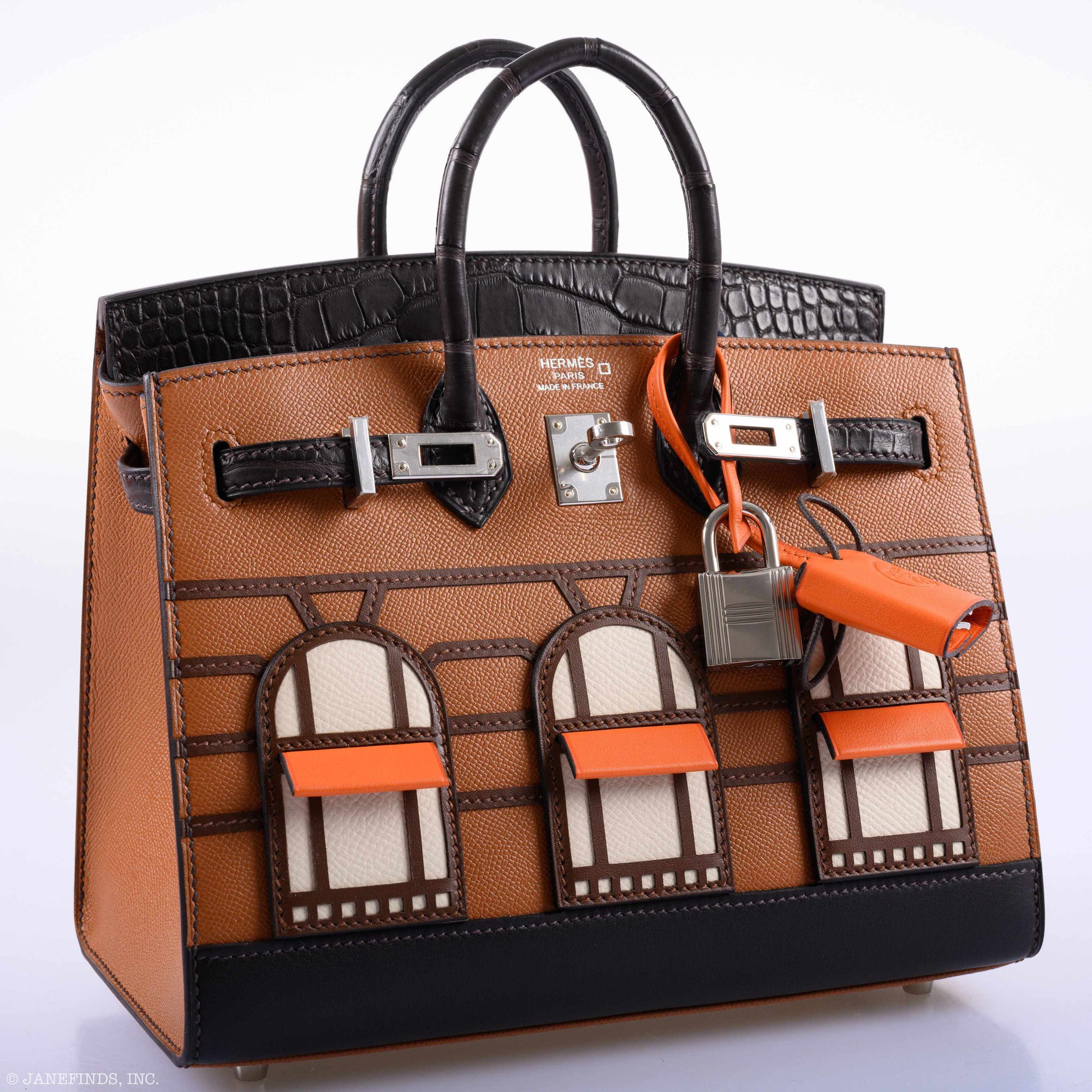 Hermès Birkin 20 Sellier Faubourg Day Gold Madame Matte Alligator Palladium Hardware