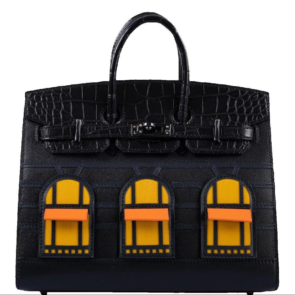Hermès Birkin 20 Sellier Faubourg Midnight Matte Alligator PVD Hardware