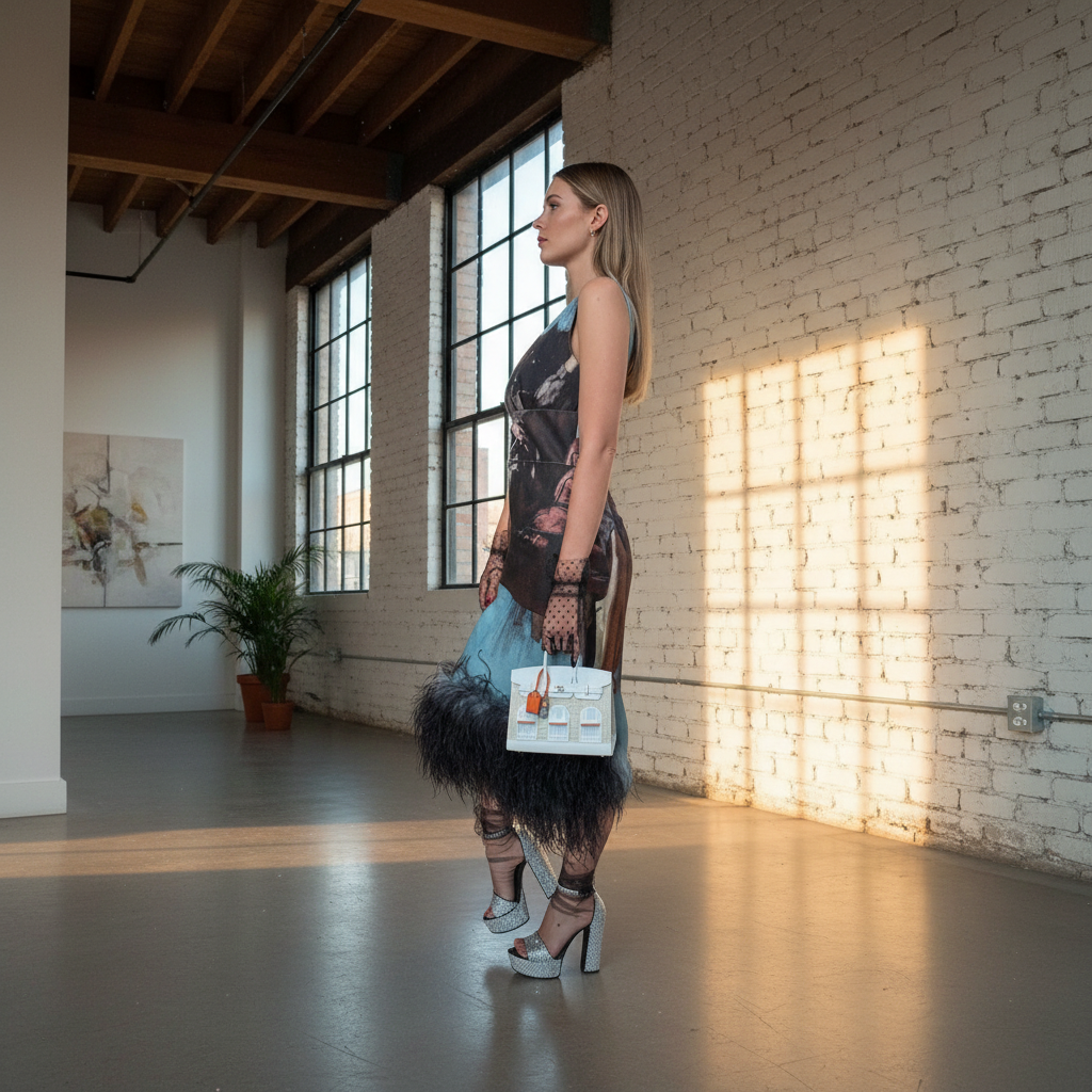 Hermès Birkin 20 Faubourg "Snow" Sellier Béton Matte Alligator &amp; White Togo Palladium Hardware