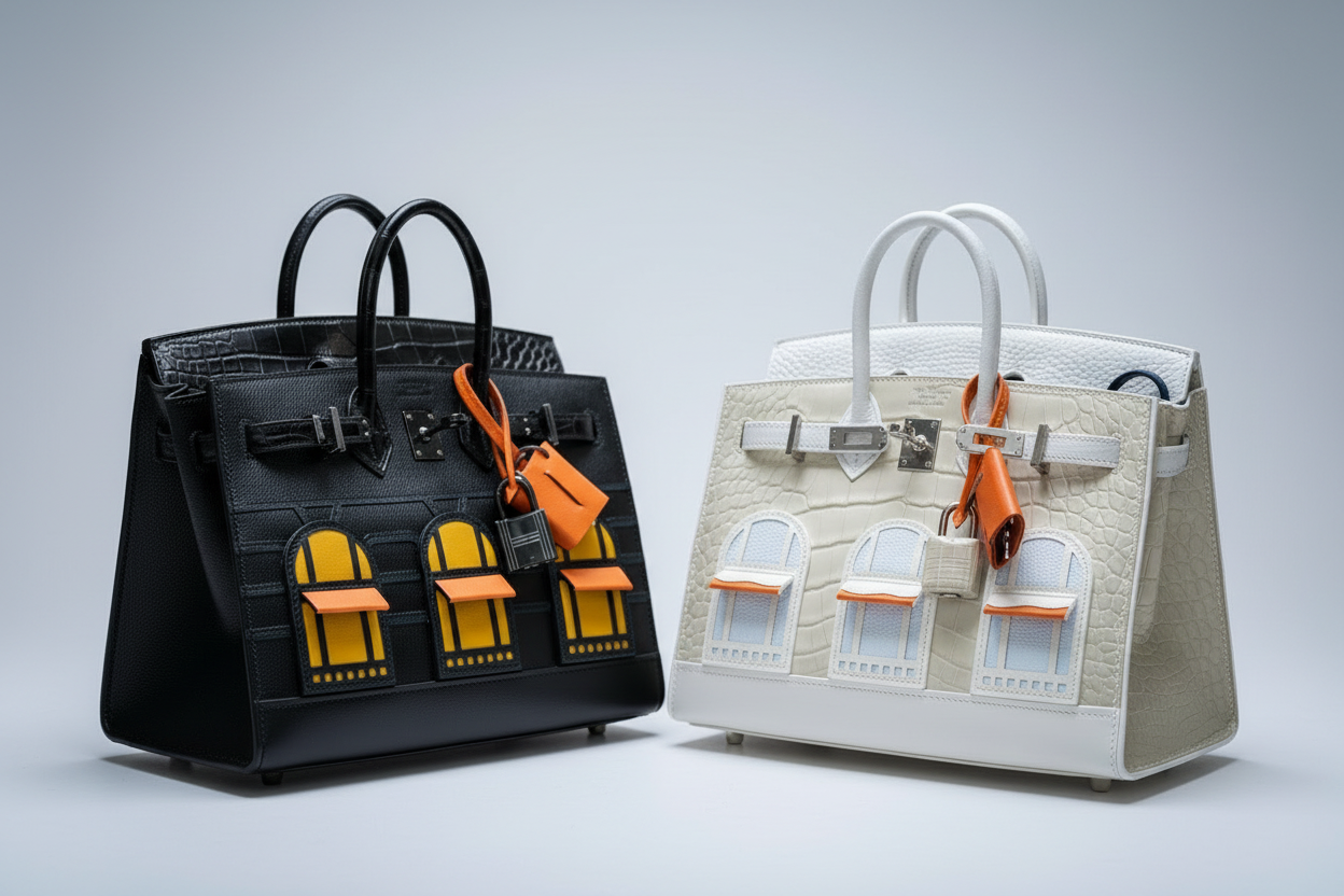 Hermès Birkin 20 Sellier Faubourg Midnight Matte Alligator PVD Hardware