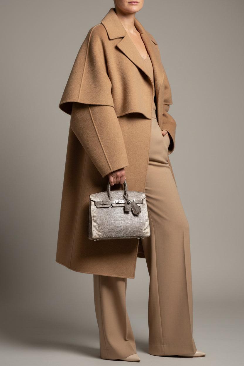 Hermès Birkin 20 Sellier Ombré Varanus Salvator Lizard Palladium Hardware