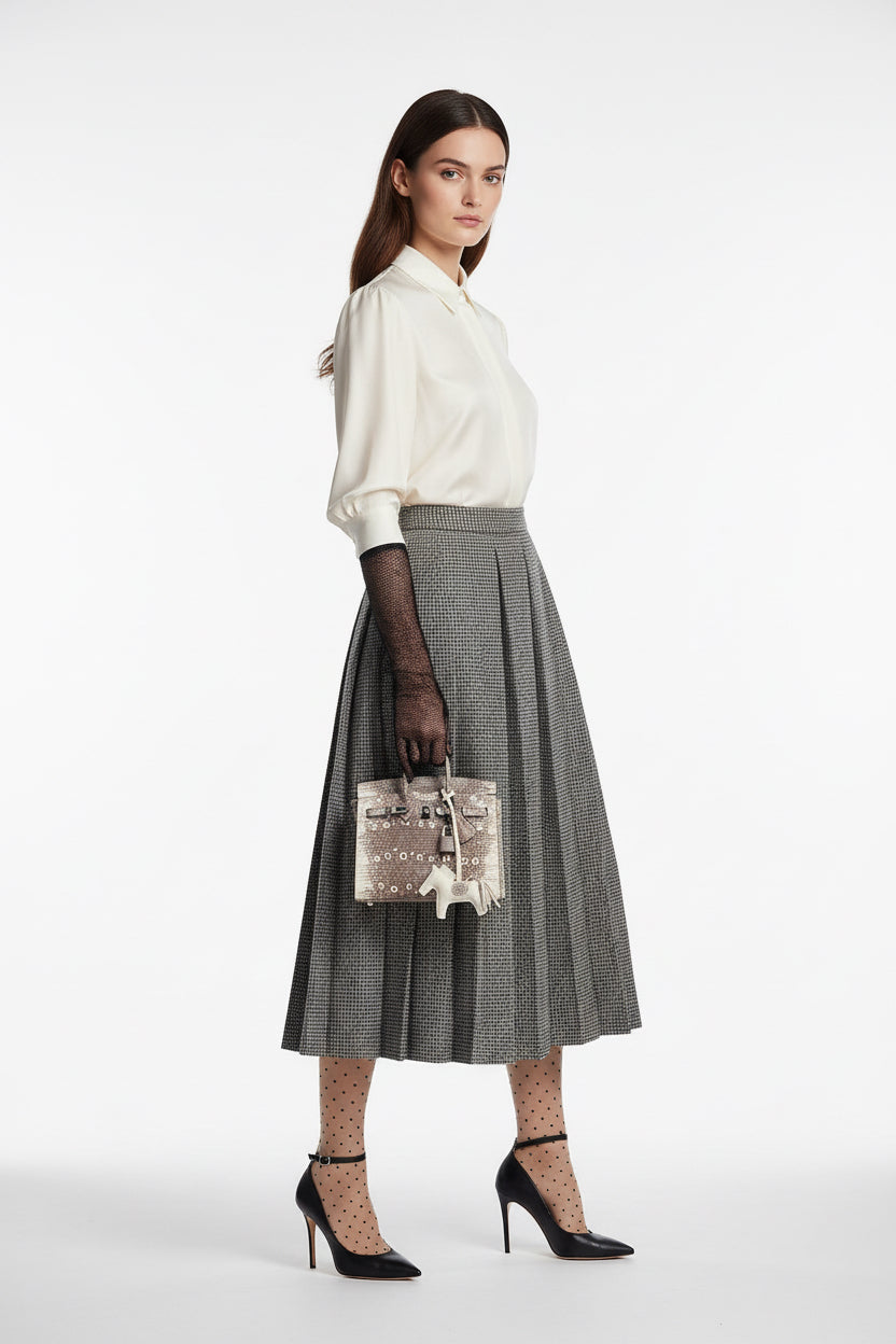 Hermès Birkin 20 Sellier Ombré Varanus Salvator Lizard Palladium Hardware