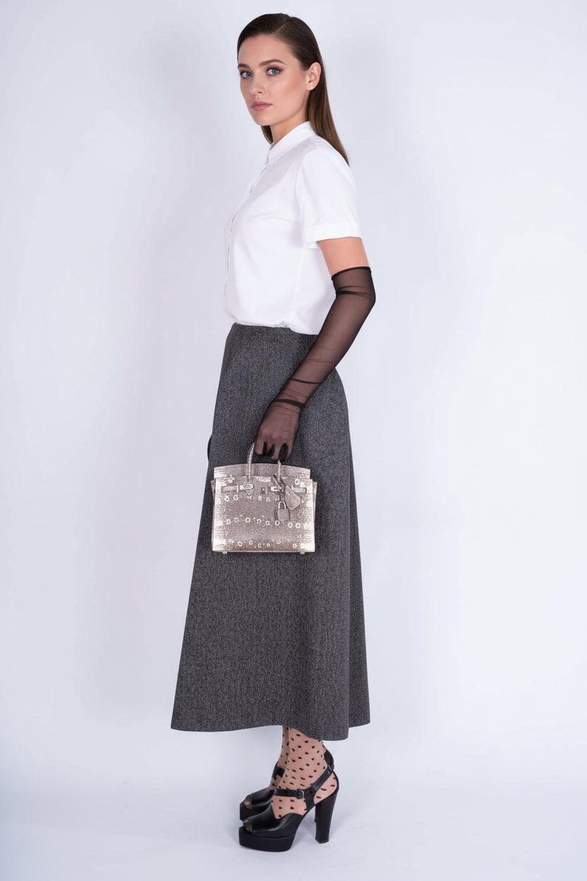 Hermès Birkin 20 Sellier Ombré Varanus Salvator Lizard Palladium Hardware