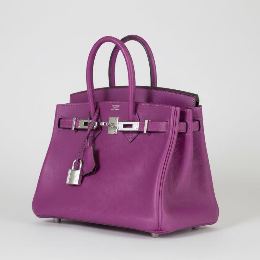 Hermès Birkin 25 Anemone Togo Palladium Hardware | JANEFINDS