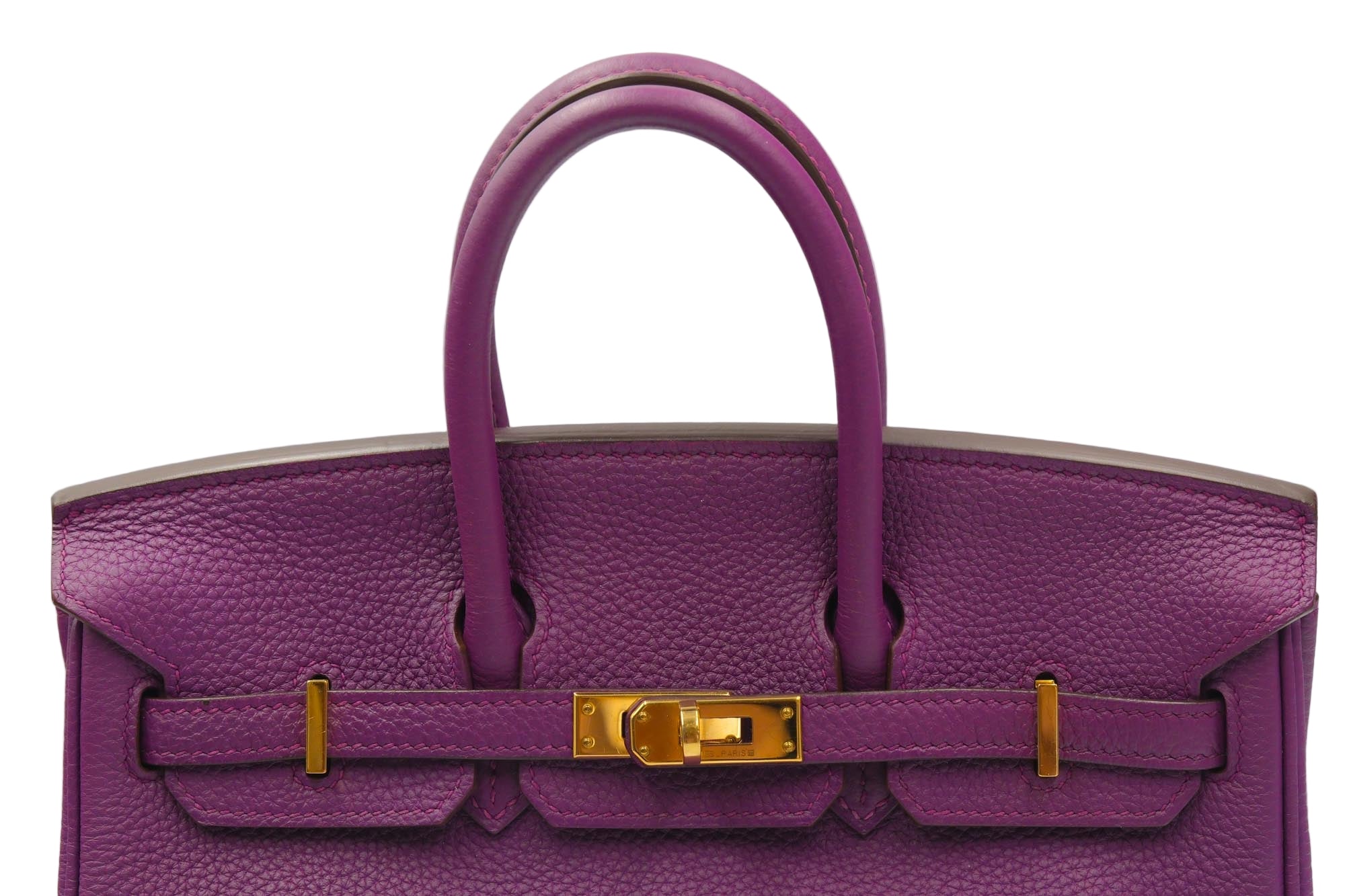 Hermès Birkin 25 Anemone Togo with Gold Hardware | JANEFINDS