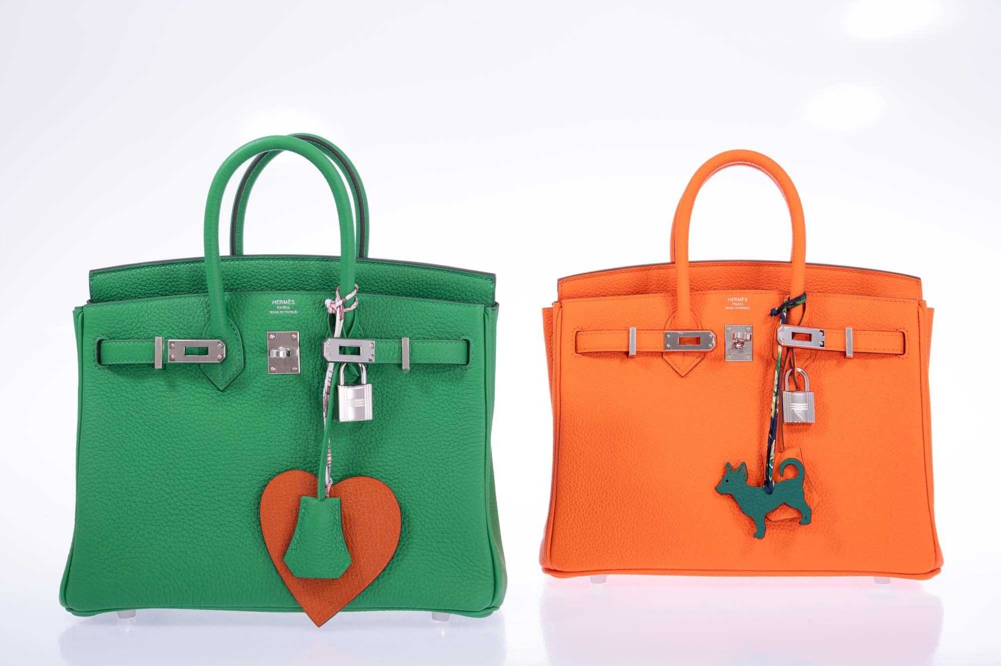 Hermès Birkin 25 Bambou Togo Palladium Hardware