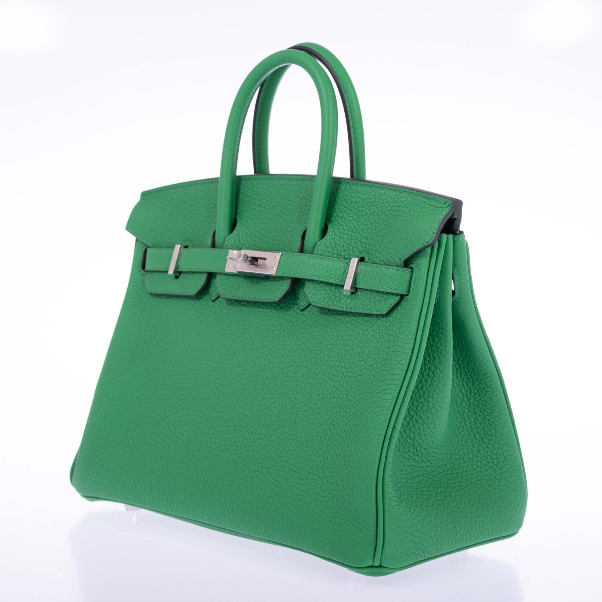 Hermès Birkin 25 Bambou Togo Palladium Hardware