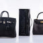 Hermès Birkin 25 Black Matte Porosus Crocodile with Palladium Hardware