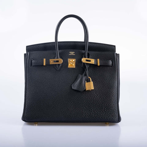 Hermès Birkin 25 Black Togo with Gold Hardware