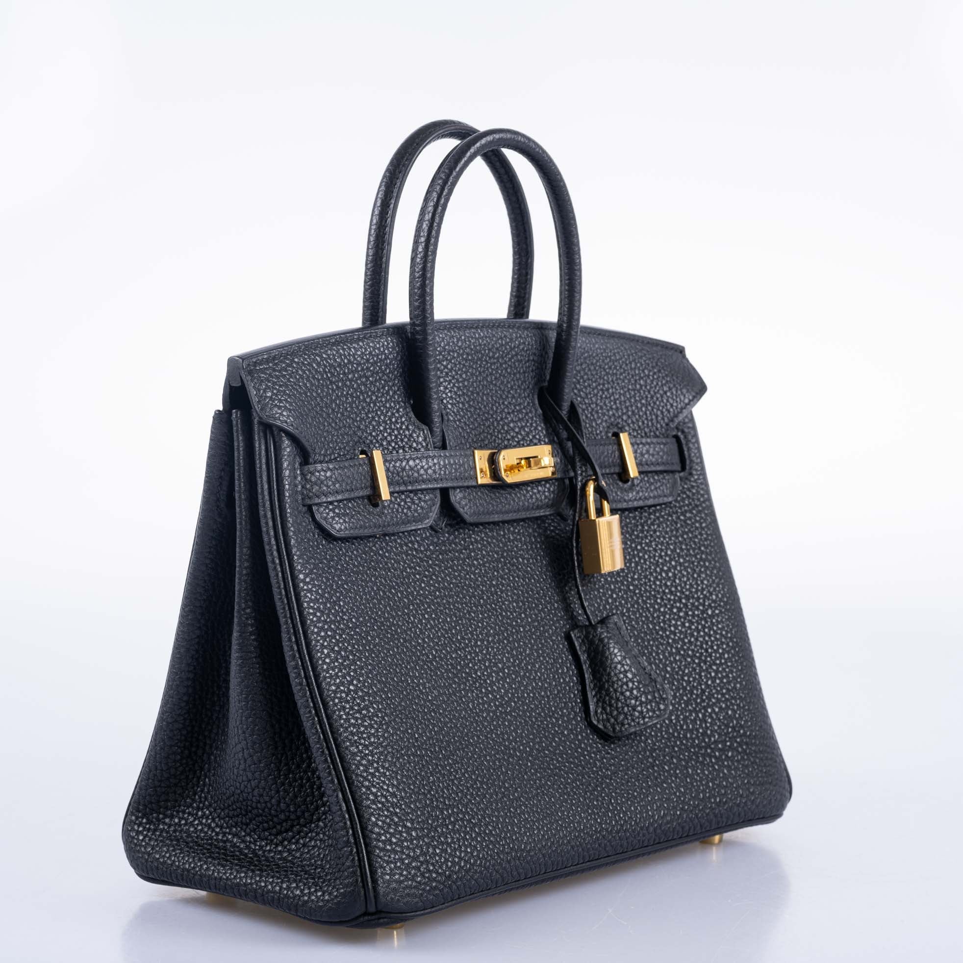 Hermès Birkin 25 Black Togo with Gold Hardware