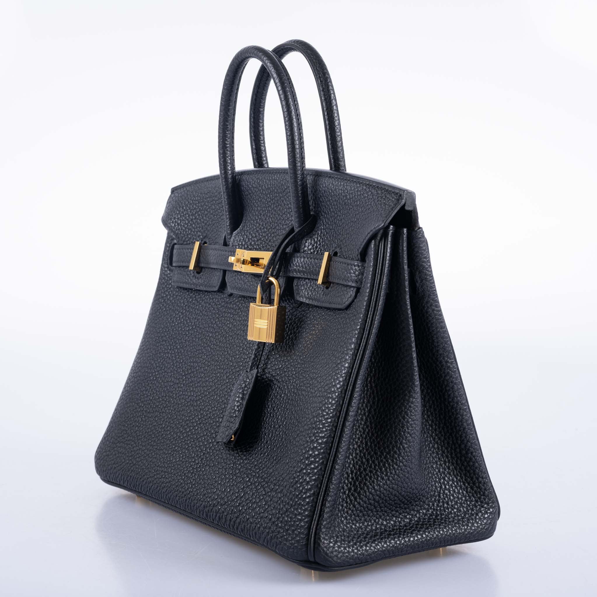 Hermès Birkin 25 Black Togo with Gold Hardware