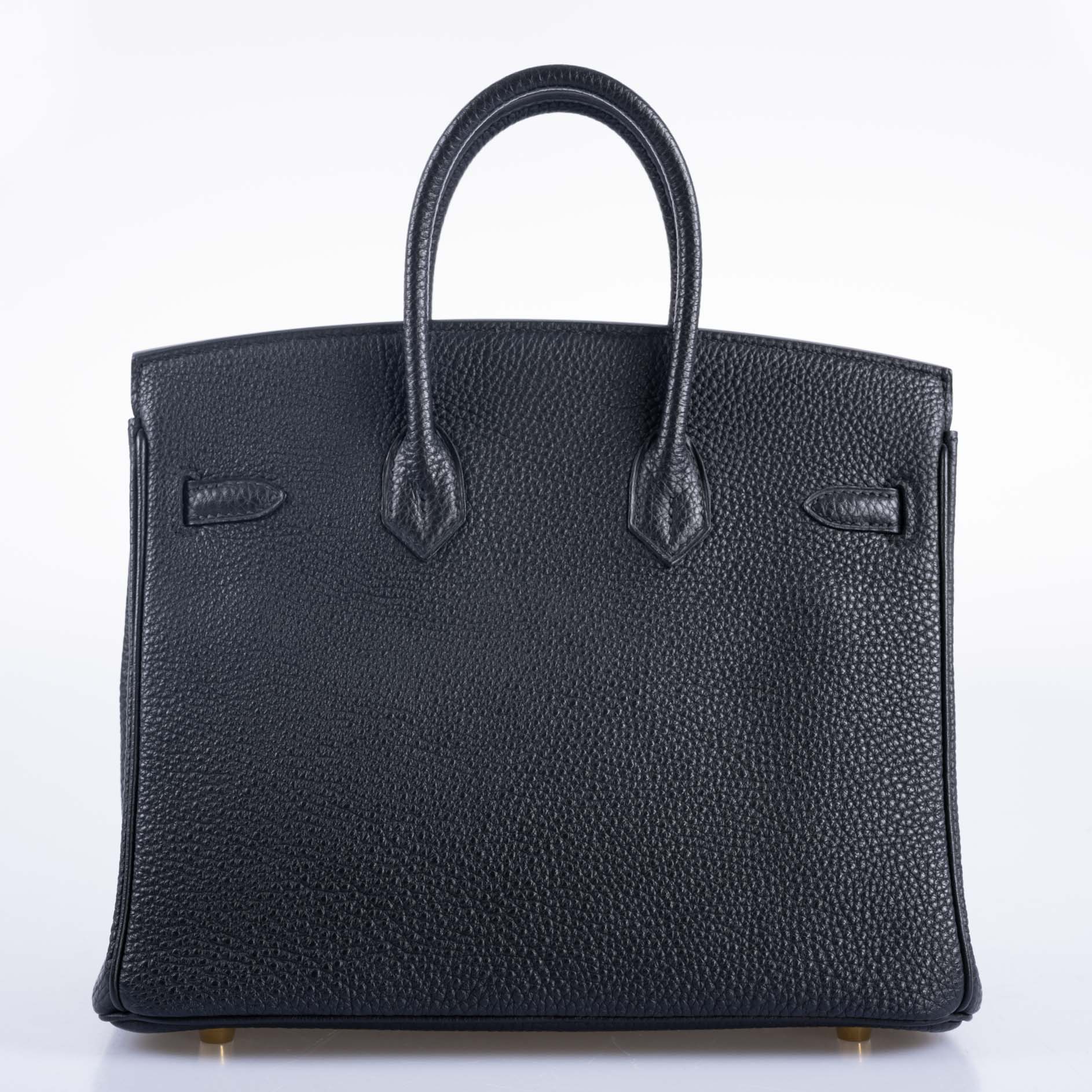 Hermès Birkin 25 Black Togo with Gold Hardware