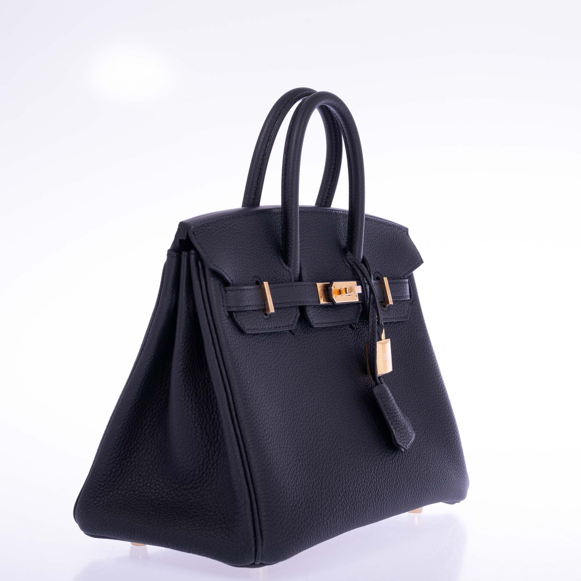 Hermès Birkin 25 Black Togo with Gold Hardware