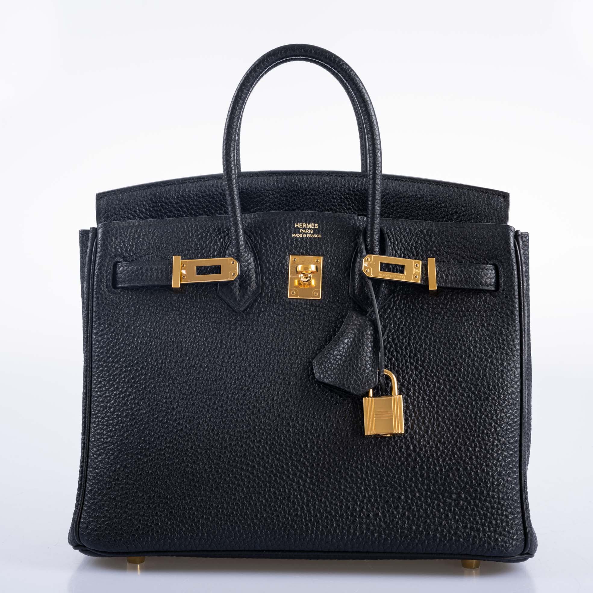 Hermès Birkin 25 Black Togo with Gold Hardware