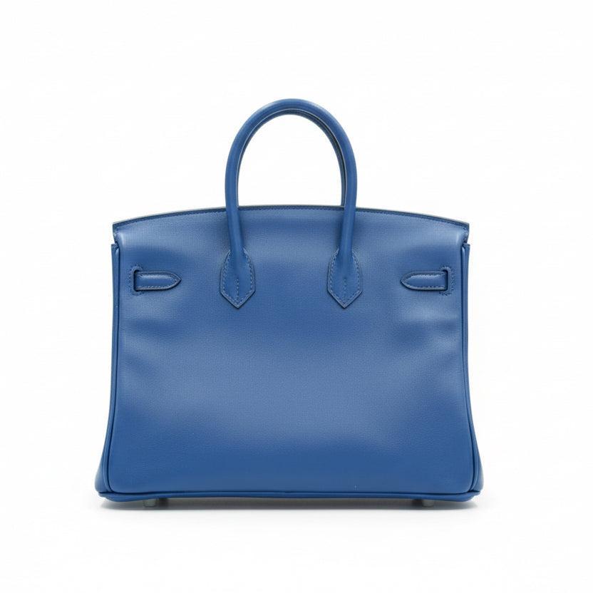 Hermès Birkin 25 Bleu Saphir Swift Palladium Hardware