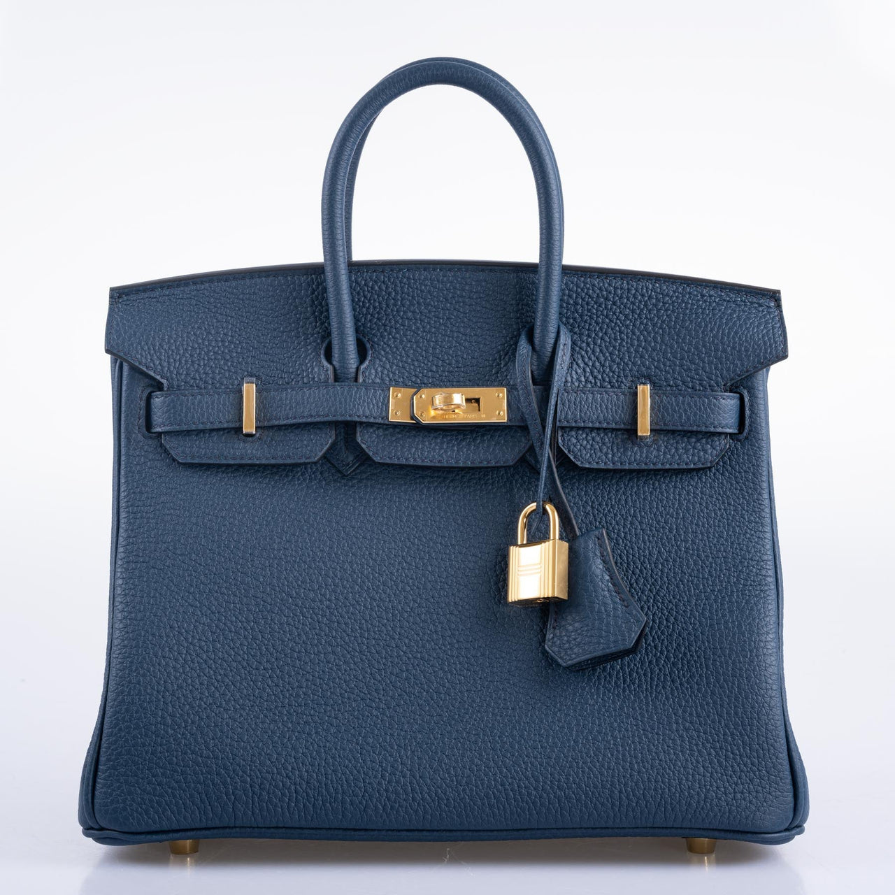 Hermès Birkin 25 Bleu de Prusse Togo Gold Hardware – JaneFinds