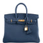 Hermès Birkin 25 Bleu de Prusse Togo Gold Hardware