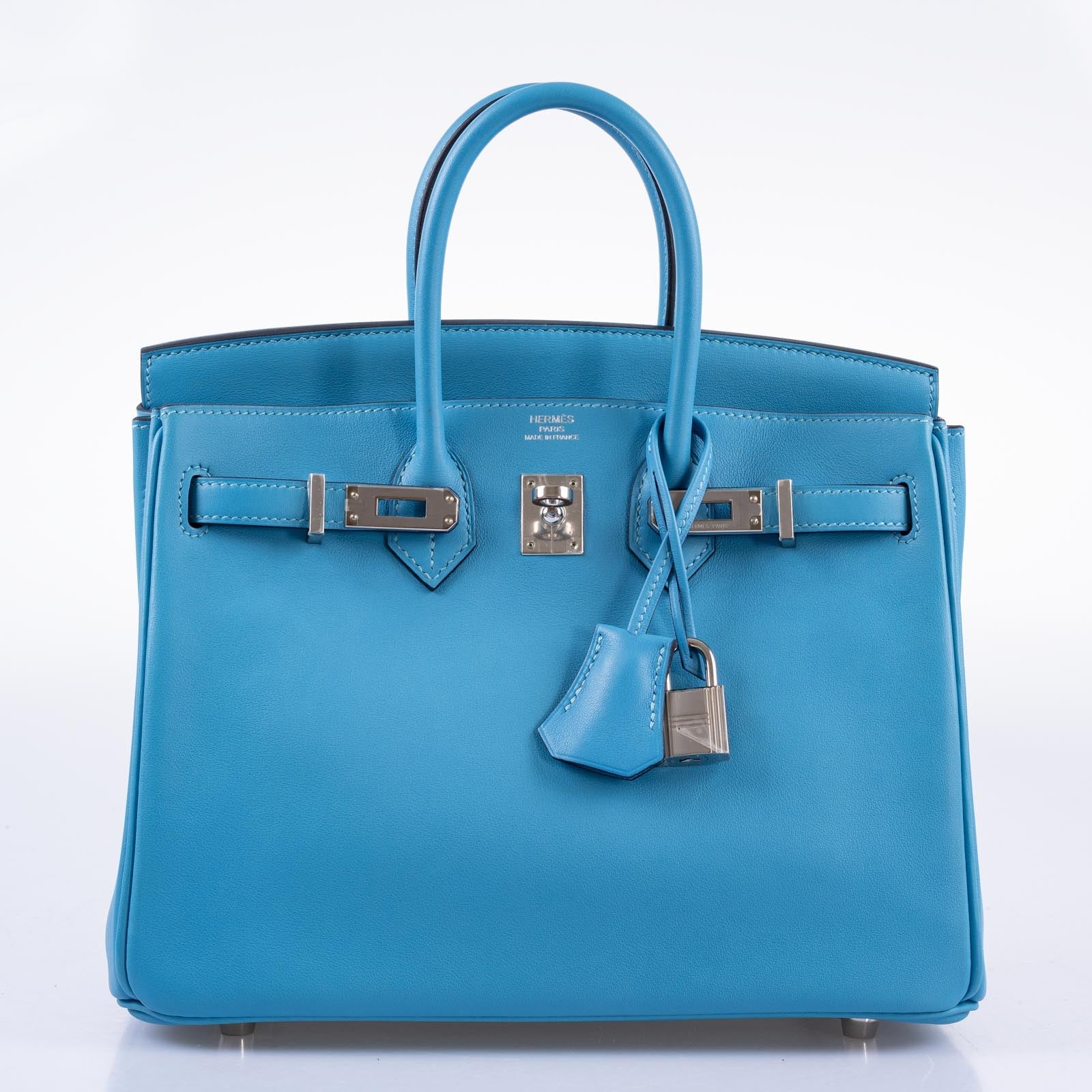 Hermès Birkin 25 Bleu du Nord Swift Palladium Hardware