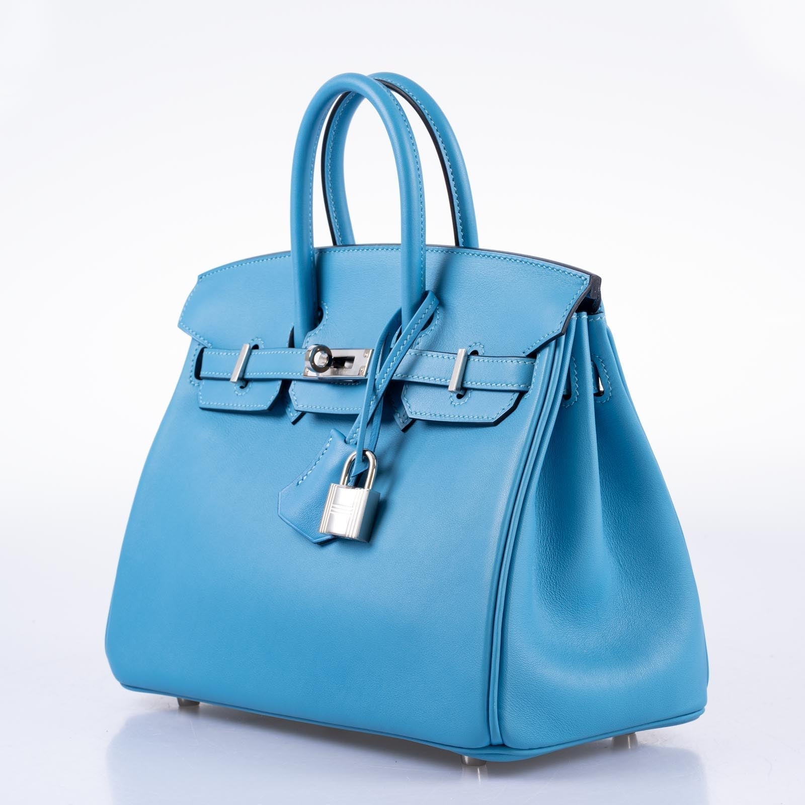 Hermès Birkin 25 Bleu du Nord Swift Palladium Hardware