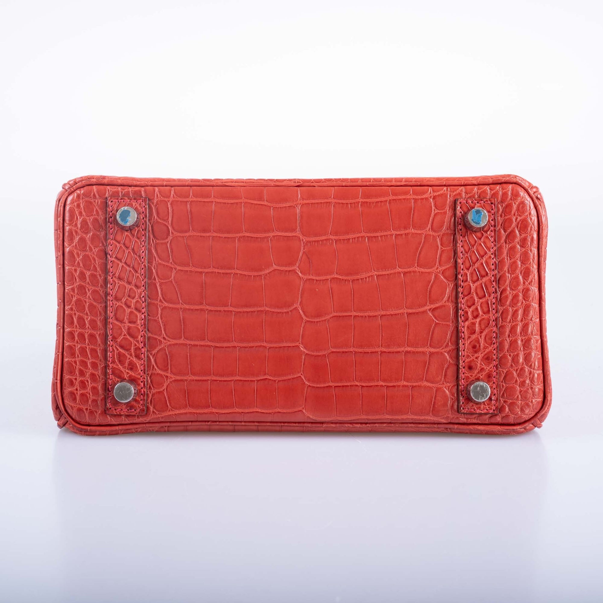 Hermès Birkin 25 Bougainville Matte Alligator Palladium Hardware