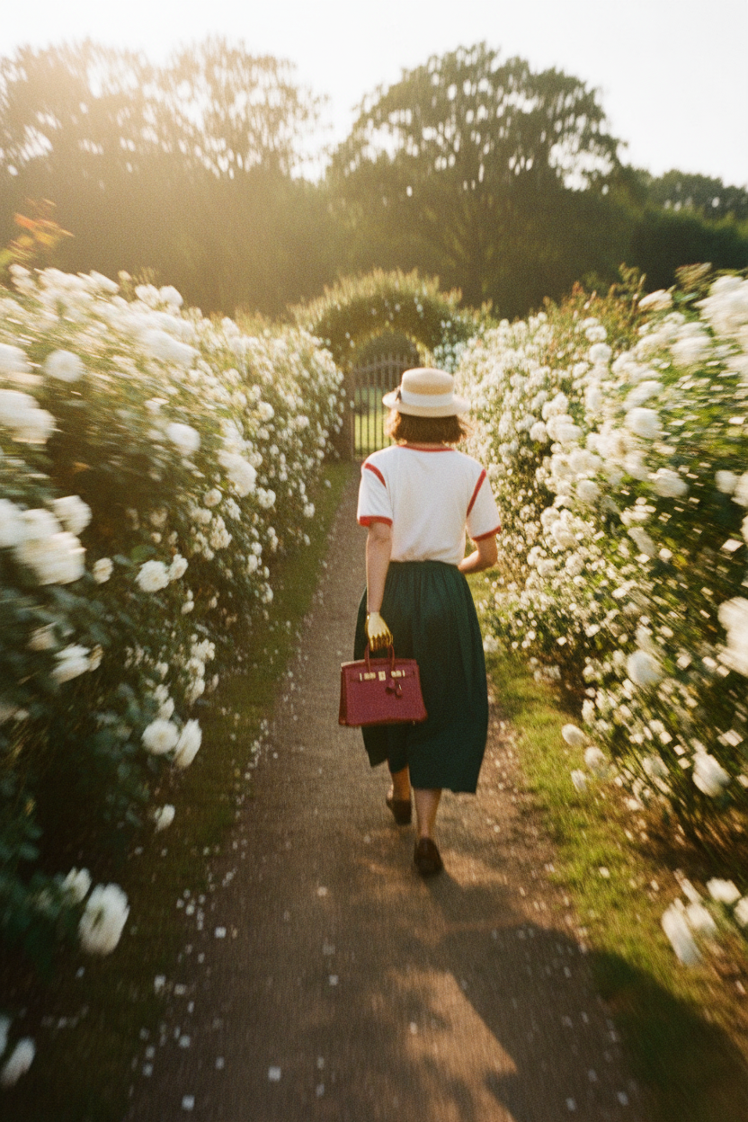 Hermès Birkin 25 Braise Porosus Crocodile with Gold Hardware