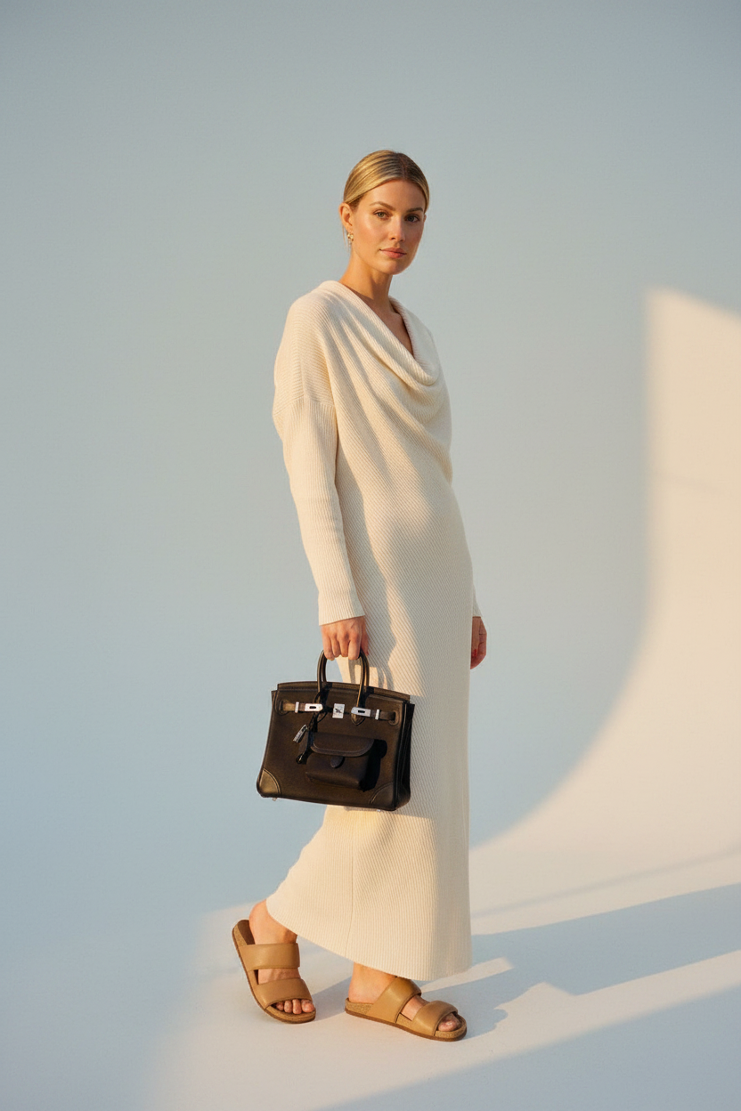 Hermès Birkin 25 Cargo Caban Toile Goéland and Swift Palladium Hardware
