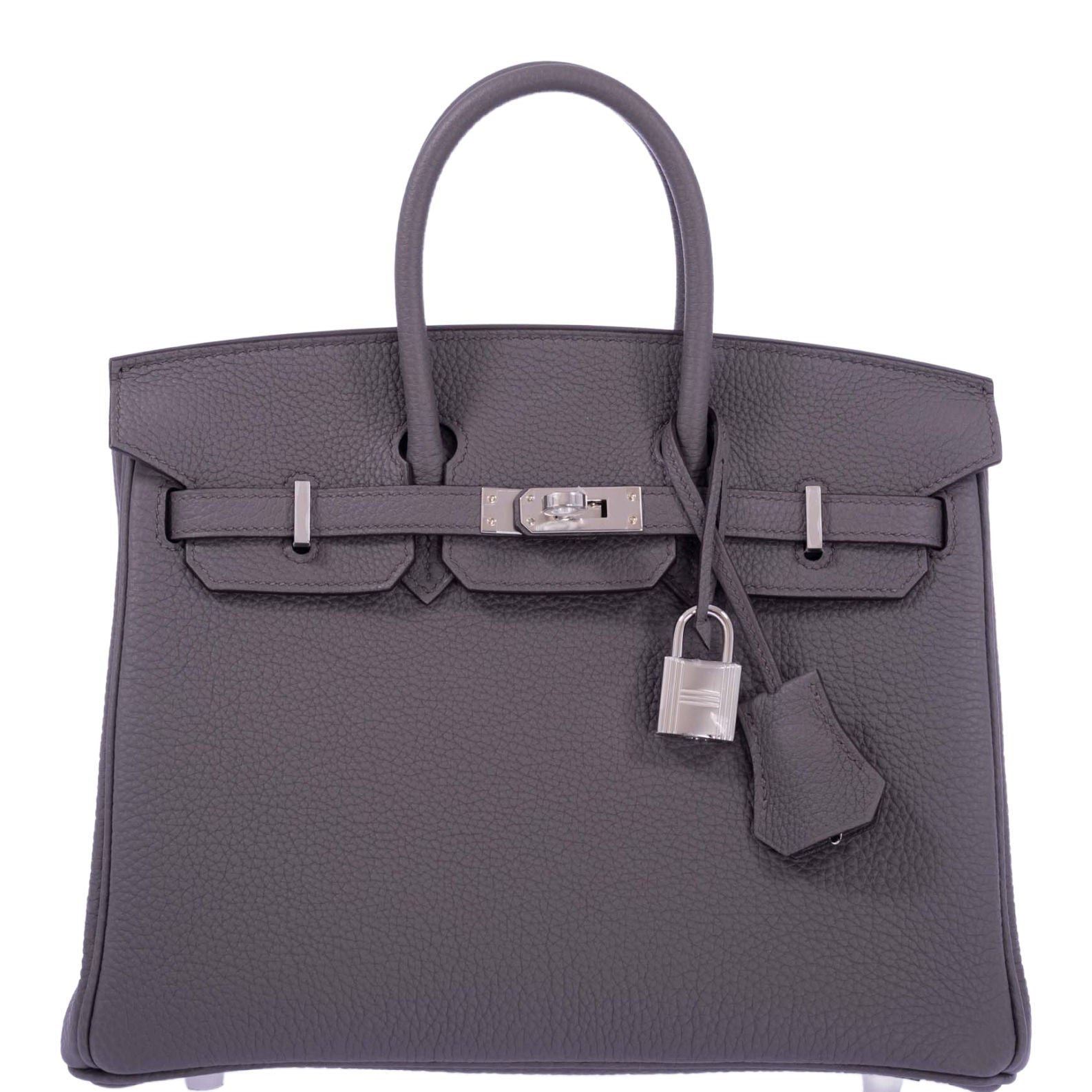 Hermès Birkin 25 Étain Togo Palladium Hardware
