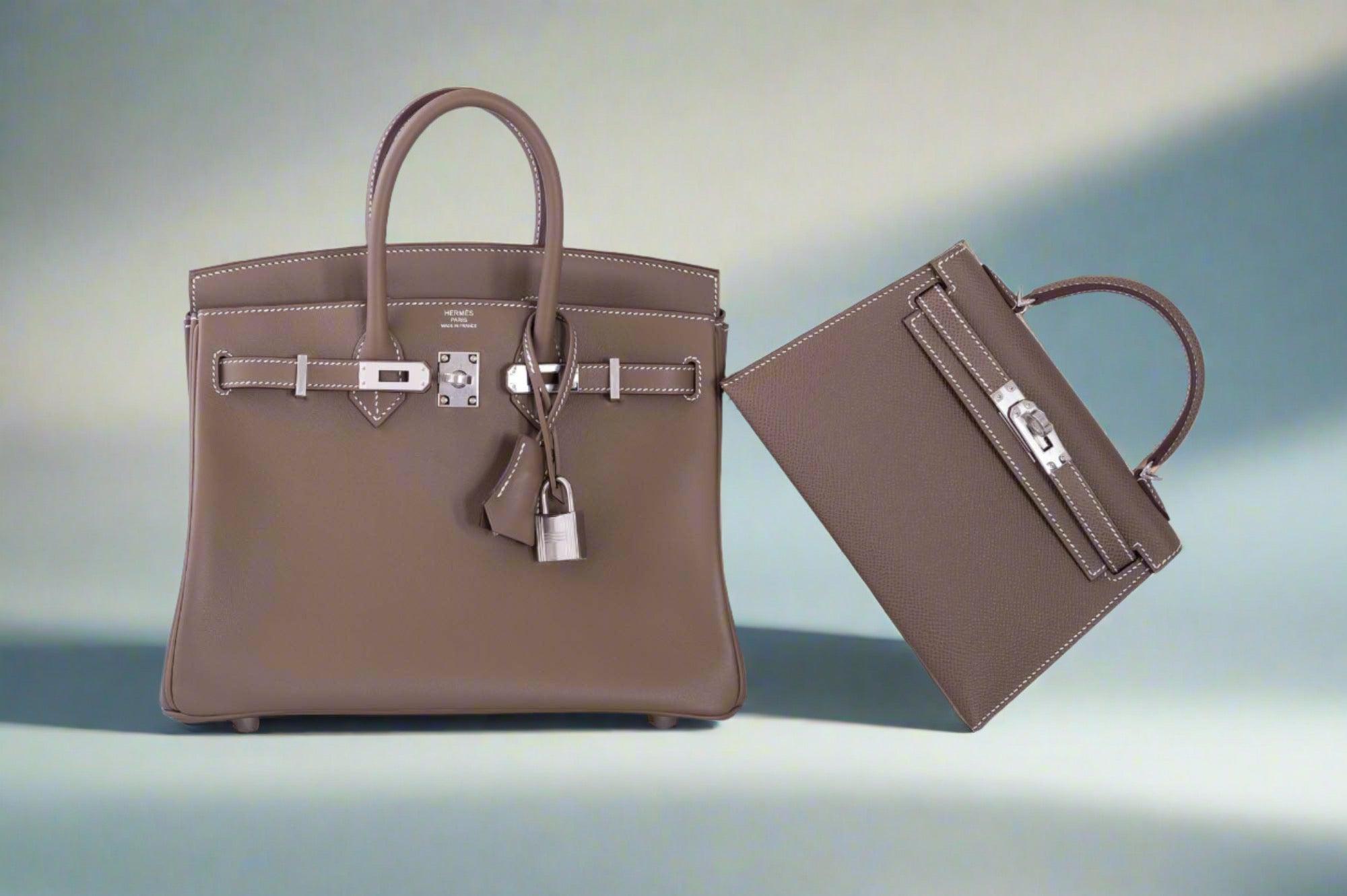 Hermès Birkin 25 Etoupe Swift Palladium Hardware