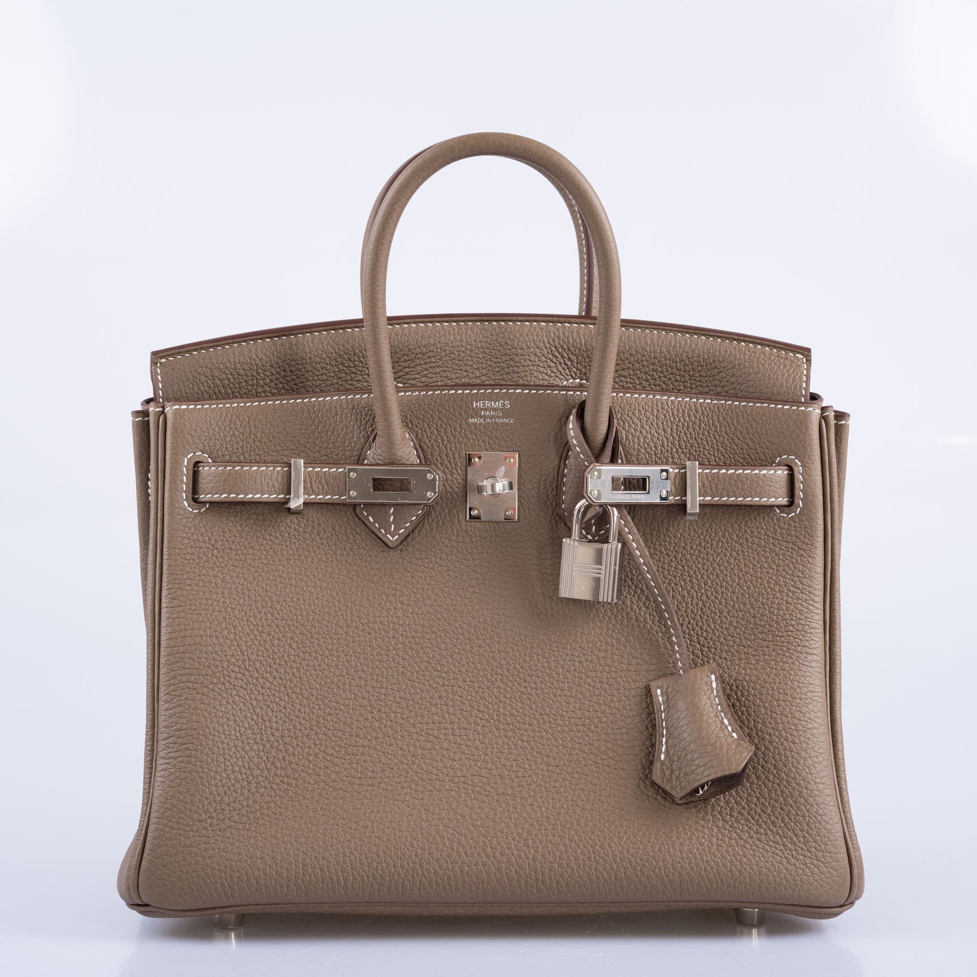 Hermès Birkin 25 Etoupe Togo Palladium Hardware