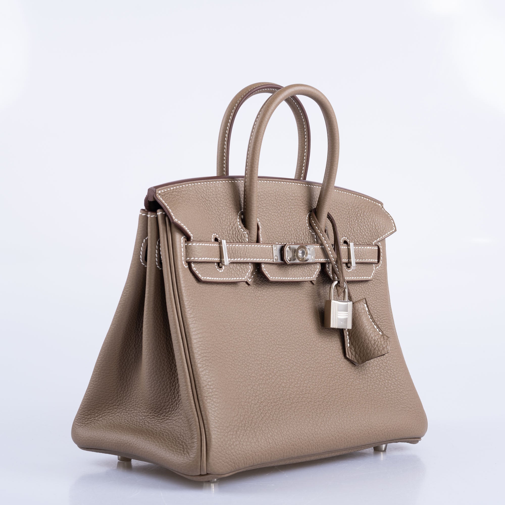 Hermès Birkin 25 Etoupe Togo Palladium Hardware