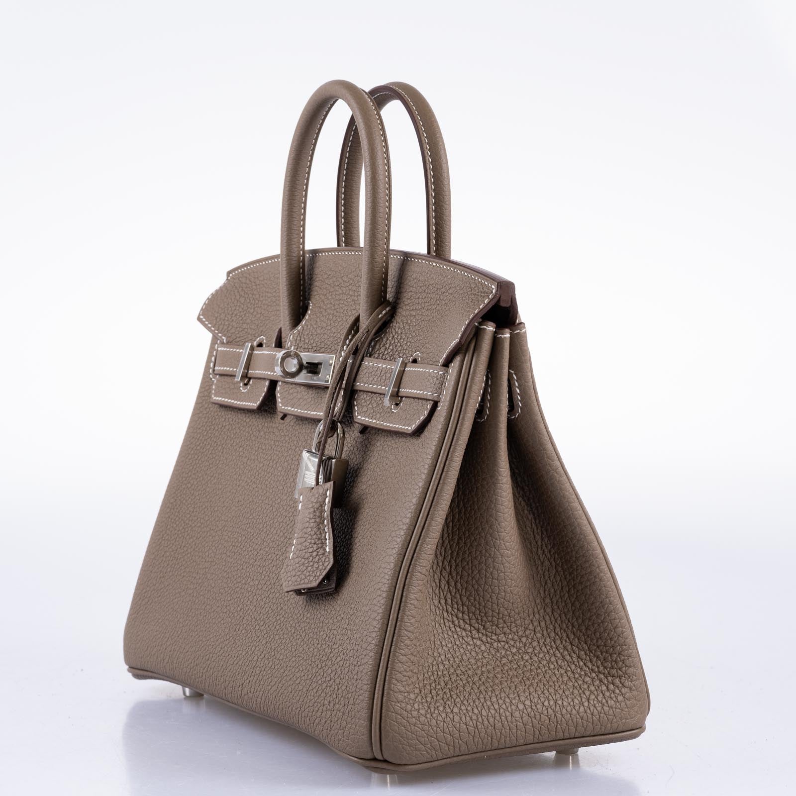 Hermès Birkin 25 Etoupe Togo Palladium Hardware