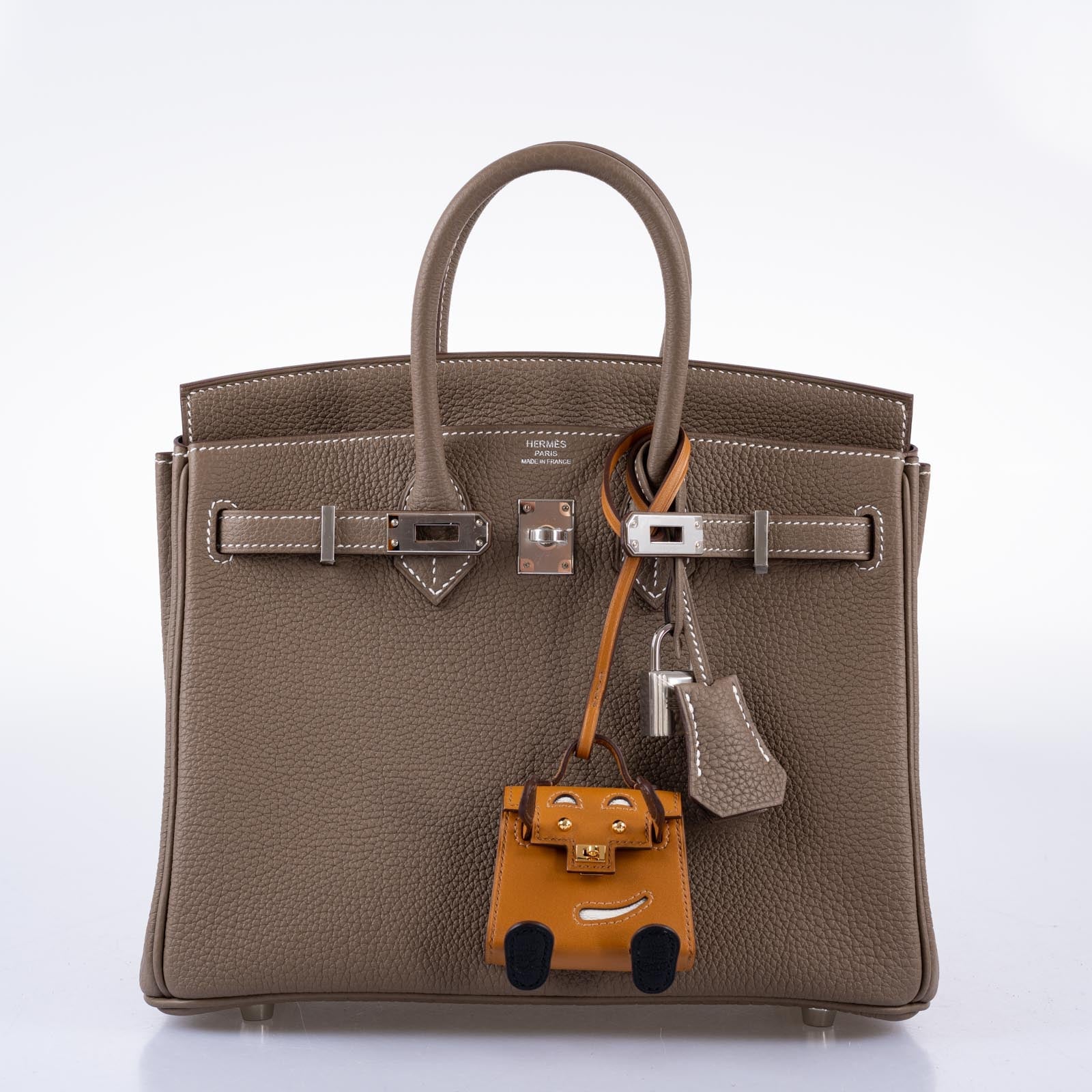 Hermès Birkin 25 Etoupe Togo Palladium Hardware