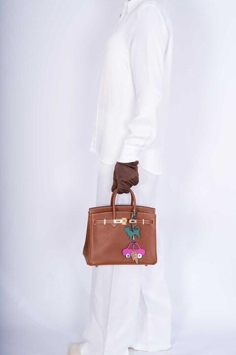 Hermès Birkin 25 Fauve Barenia Faubourg Gold Hardware