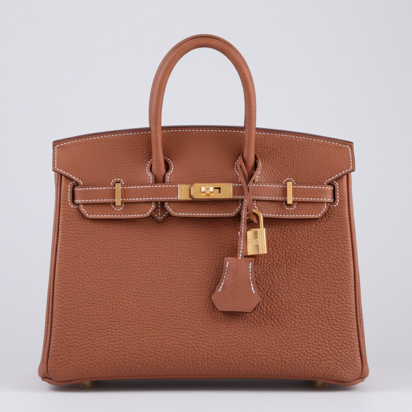 Hermès Birkin 25 Gold Togo Gold Hardware