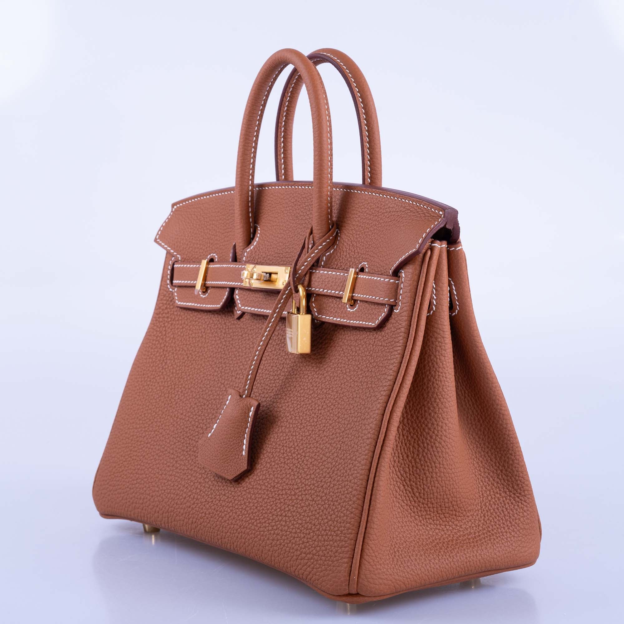 Hermès Birkin 25 Gold Togo Gold Hardware