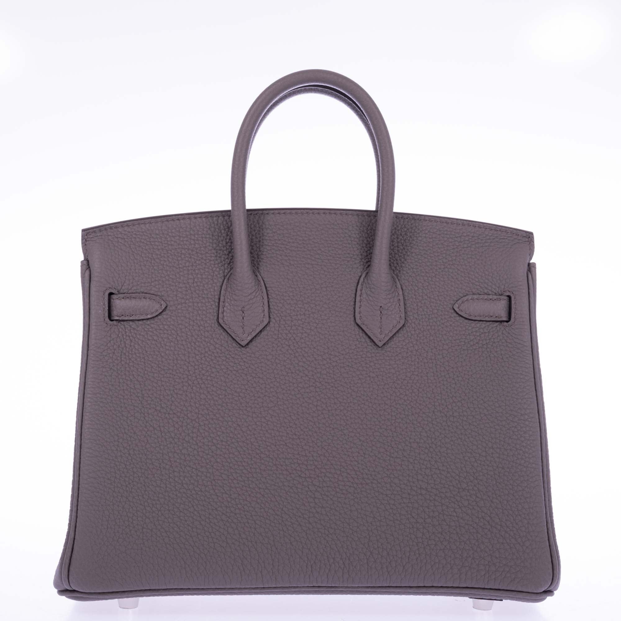 Hermès Birkin 25 Gris Etain Togo Palladium Hardware