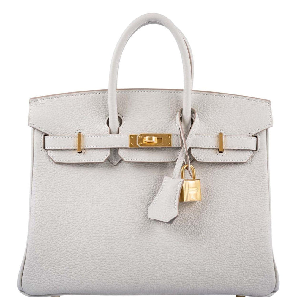 Hermès Birkin 25 Gris Perle Togo Gold Hardware