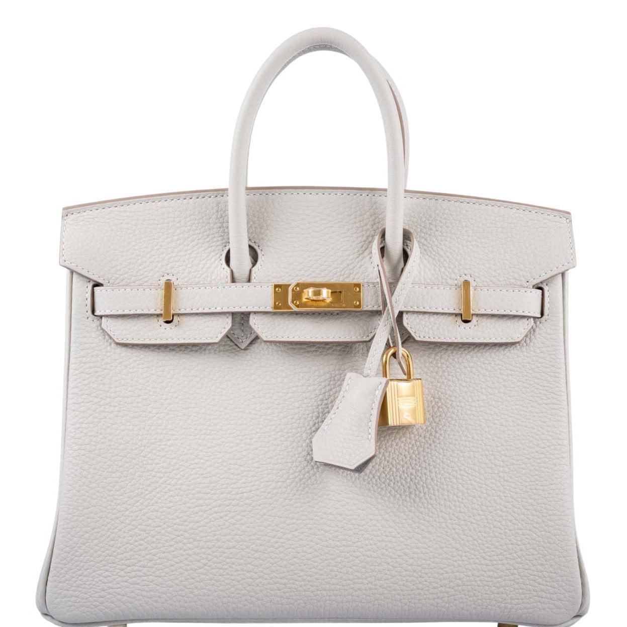 Hermès Birkin 25 Gris Perle Togo Gold Hardware