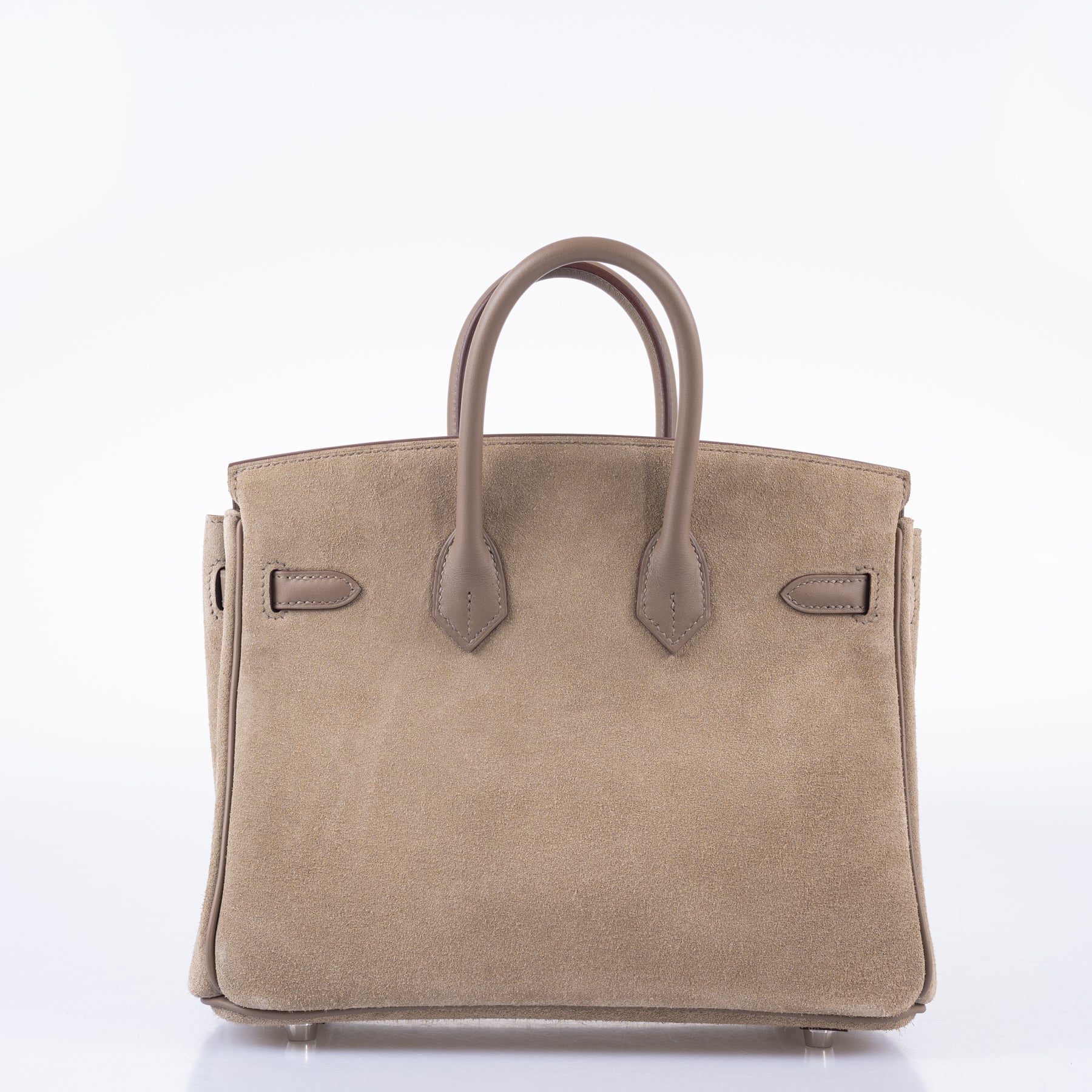 Hermès Birkin 25 Grizzly Gris Caillou/Étoupe Veau Doblis & Swift Palladium Hardware