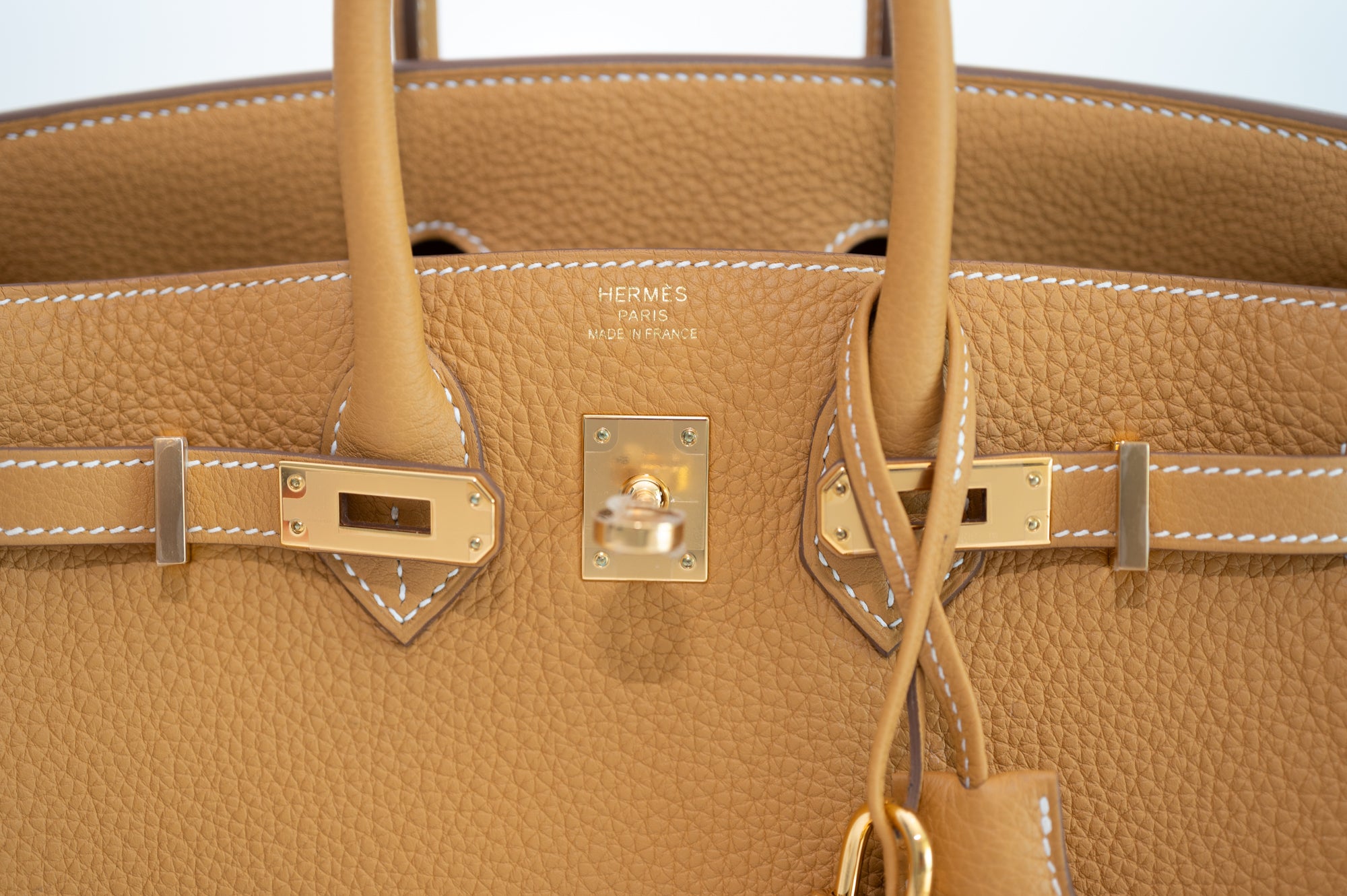 Hermès Birkin 25 Natural Sable Togo Gold Hardware