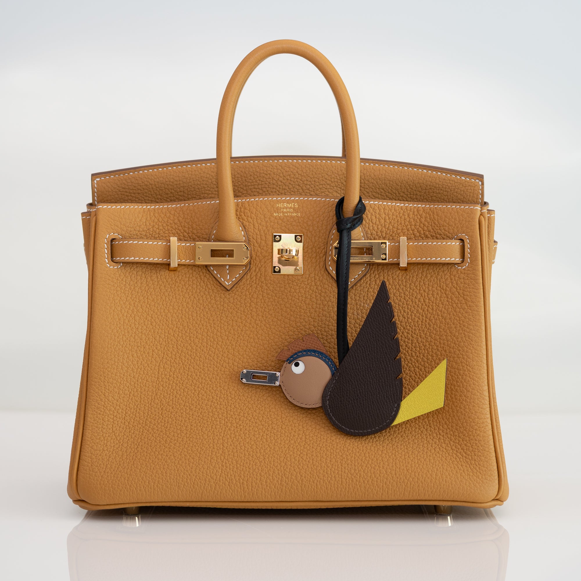 Hermès Birkin 25 Natural Sable Togo Gold Hardware