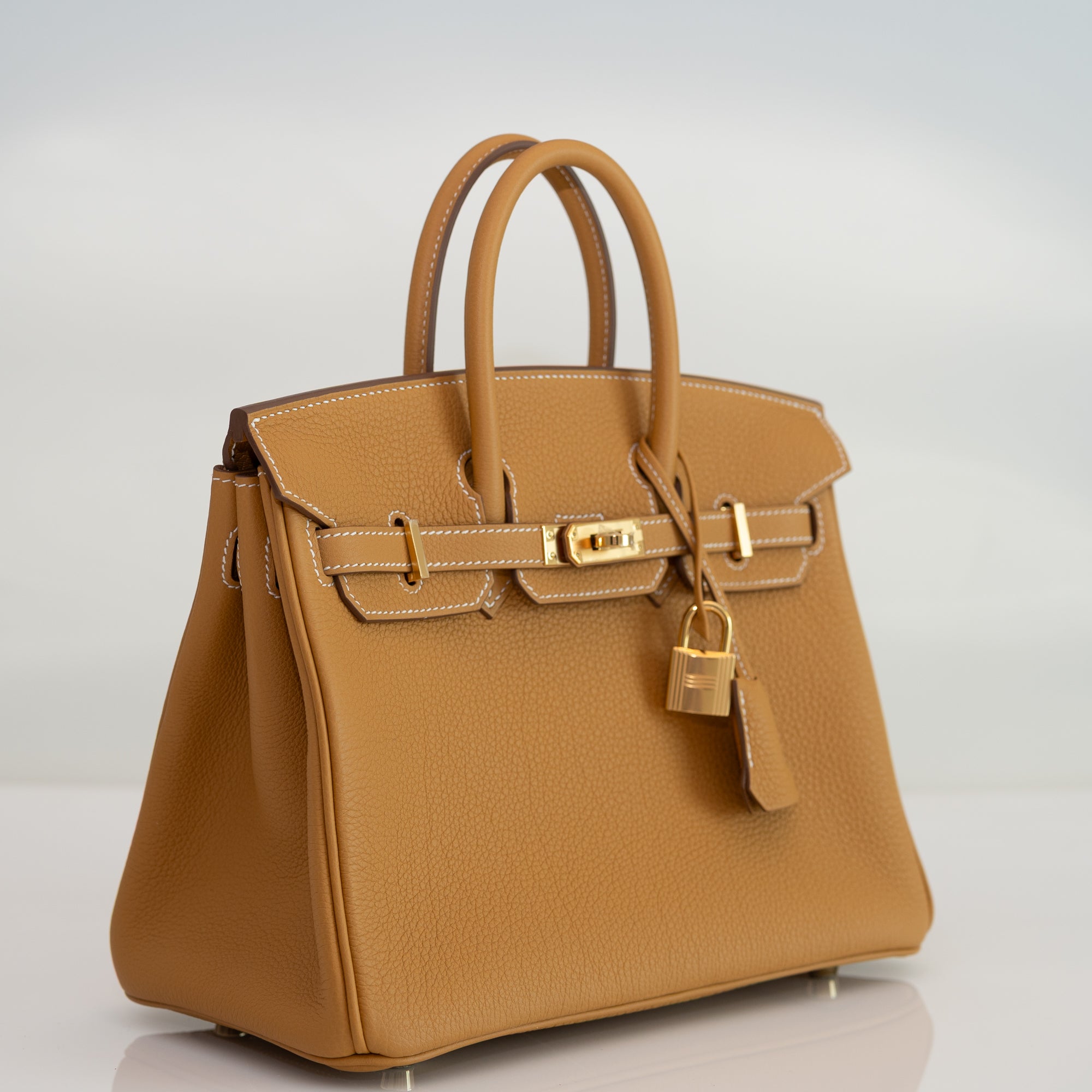 Hermès Birkin 25 Natural Sable Togo Gold Hardware