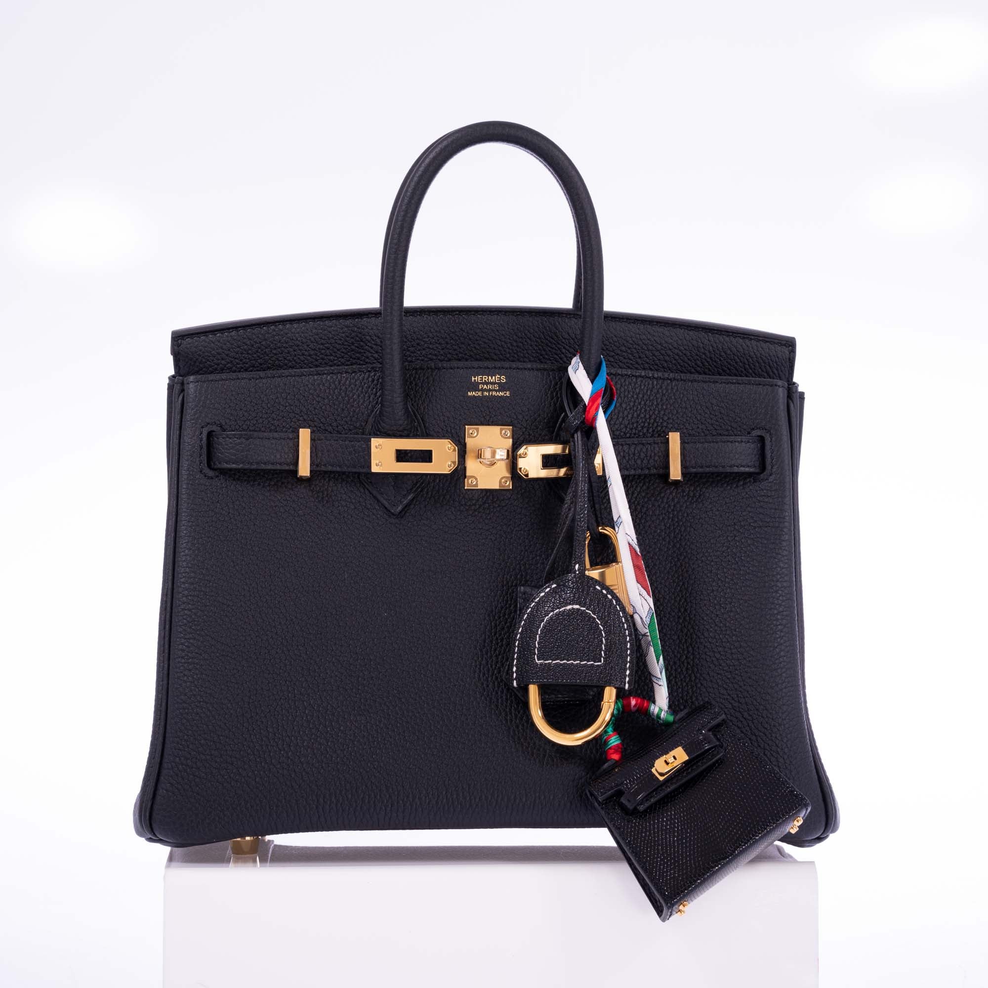 Hermès Birkin 25 Noir Togo Gold Hardware
