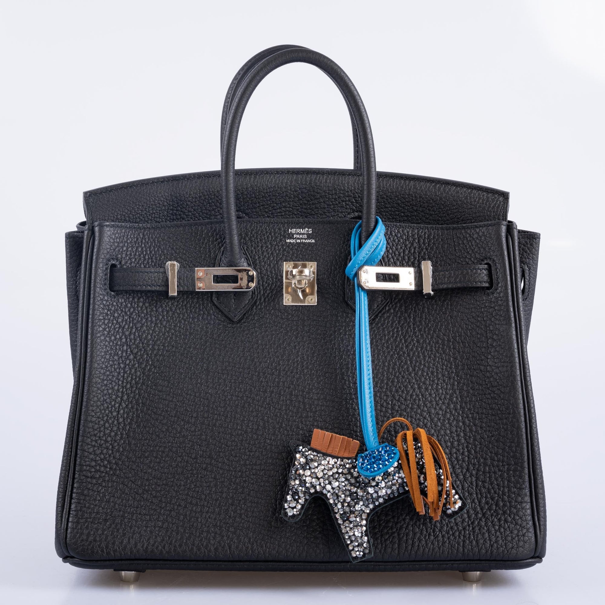 Hermès Birkin 25 Noir Togo Palladium Hardware