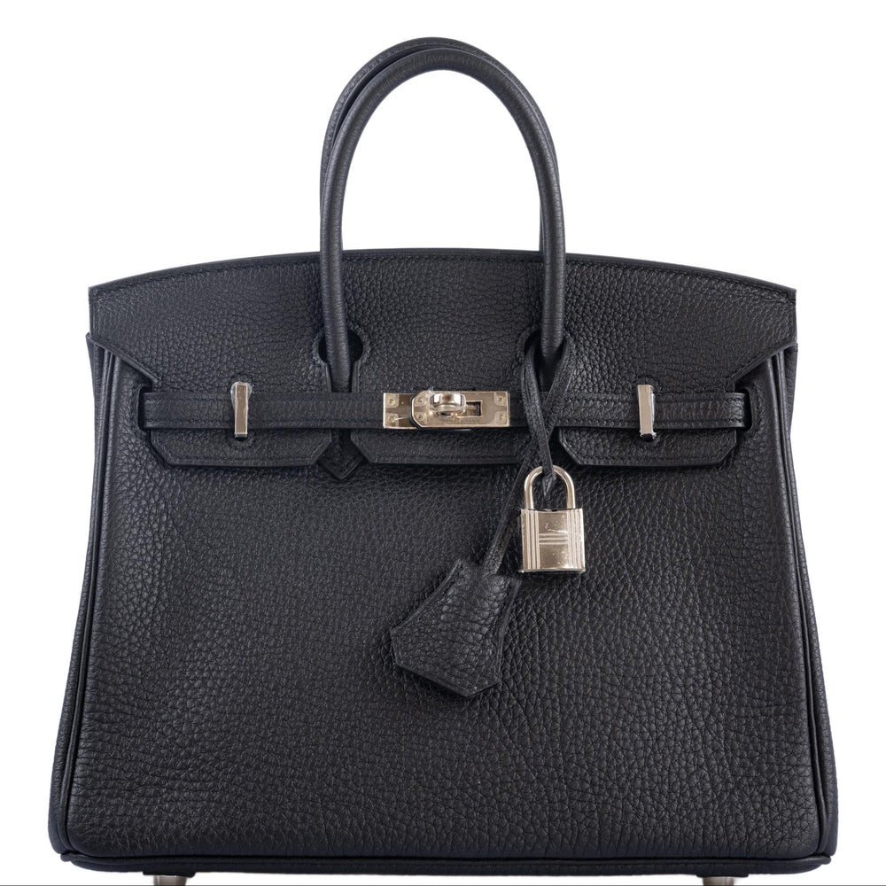 Hermès Birkin 25 Noir Togo Palladium Hardware