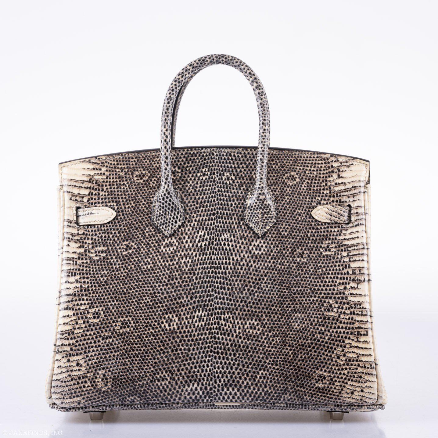 Hermès Birkin 25 Ombré Lizard Palladium Hardware