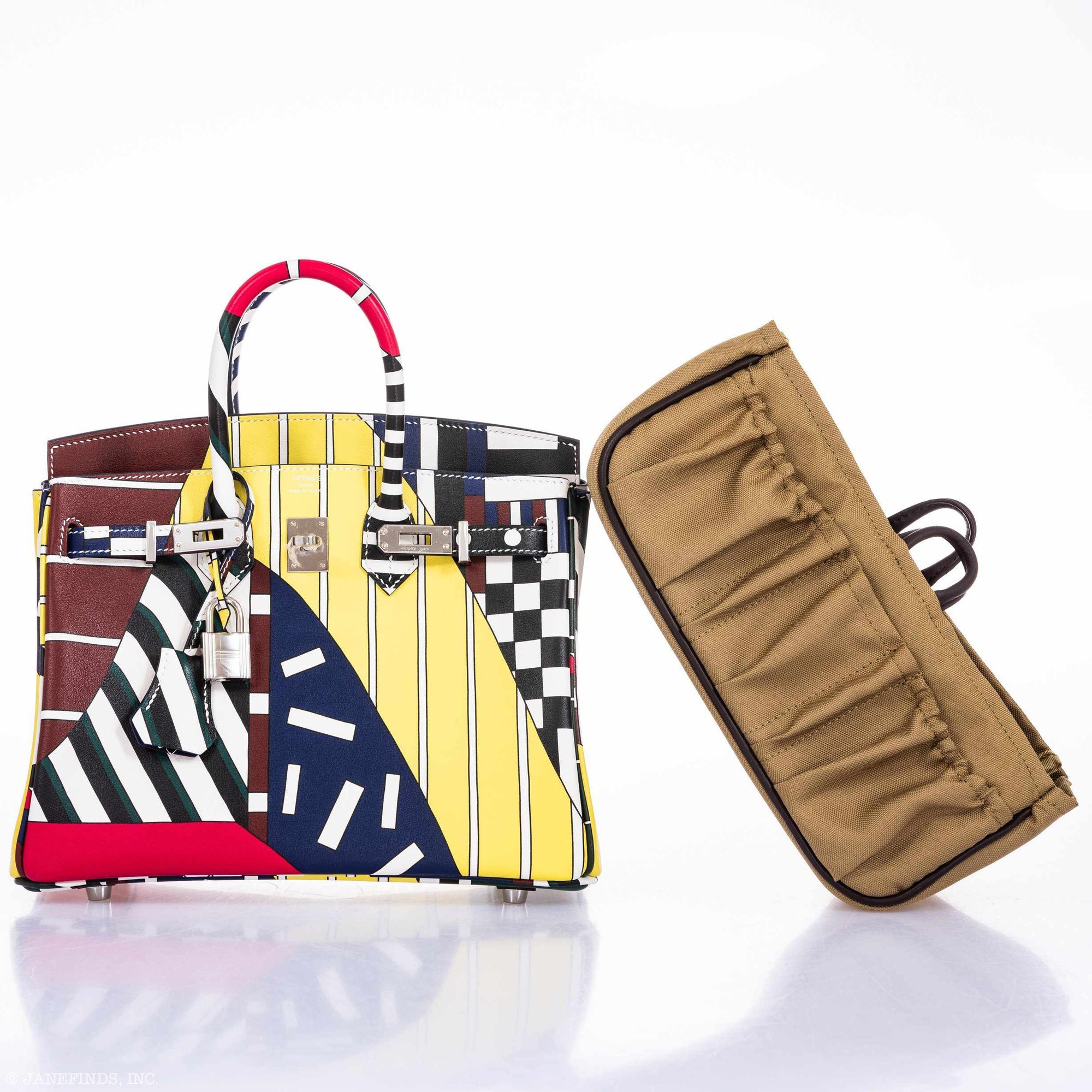 Hermès Birkin 25 One Two Three and Away We Go Nigel Peake Swift Palladium Hardware