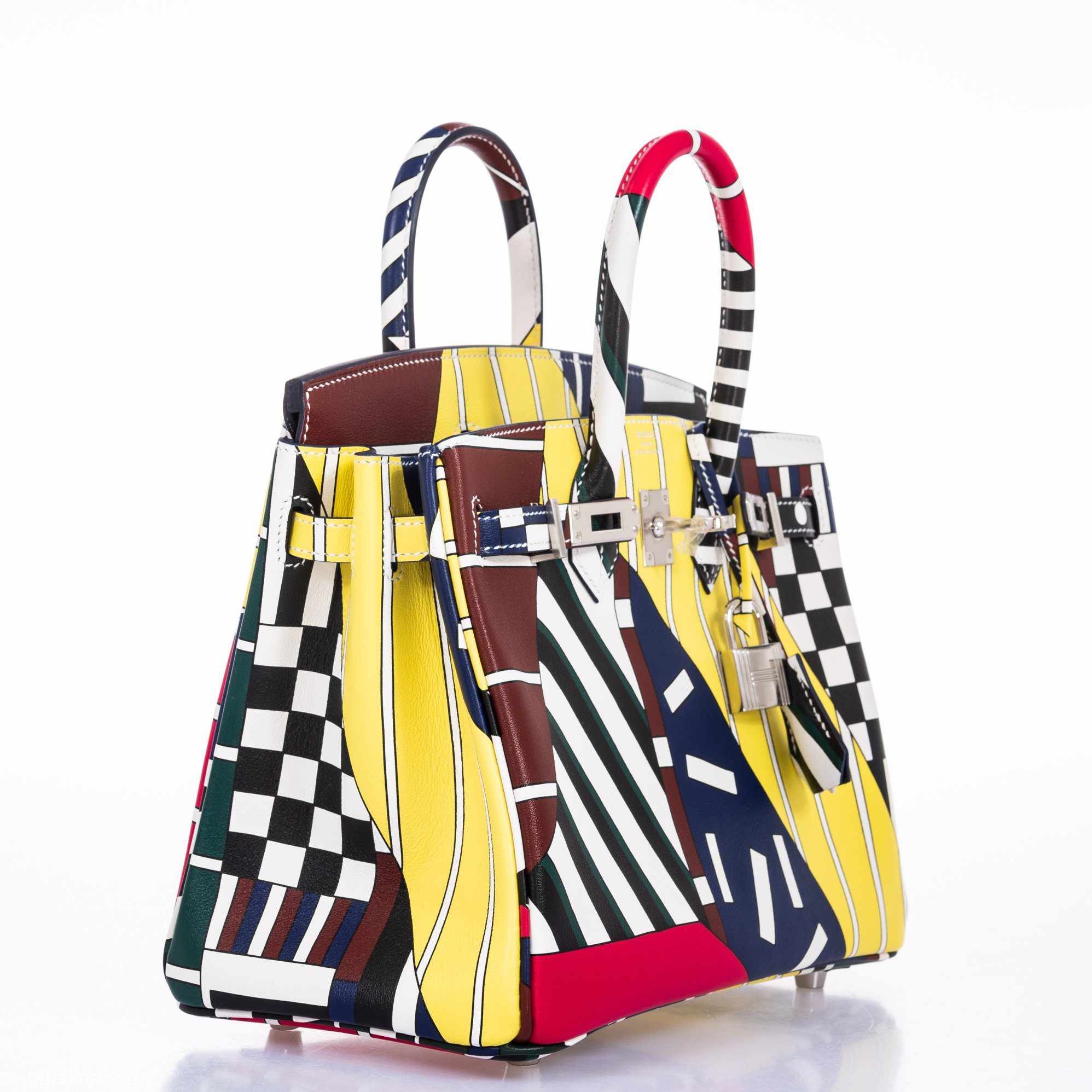 Hermès Birkin 25 One Two Three and Away We Go Nigel Peake Swift Palladium Hardware